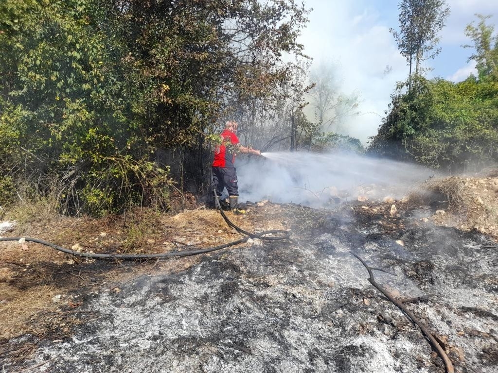 Mersin’de orman yangını kısa sürede söndürüldü
