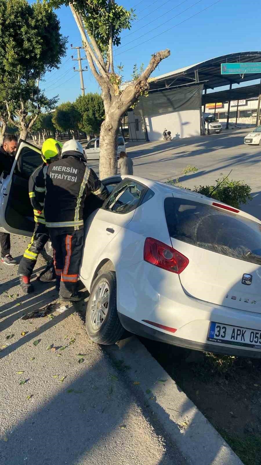 Tarsus’ta trafik kazası: 1 yaralı
