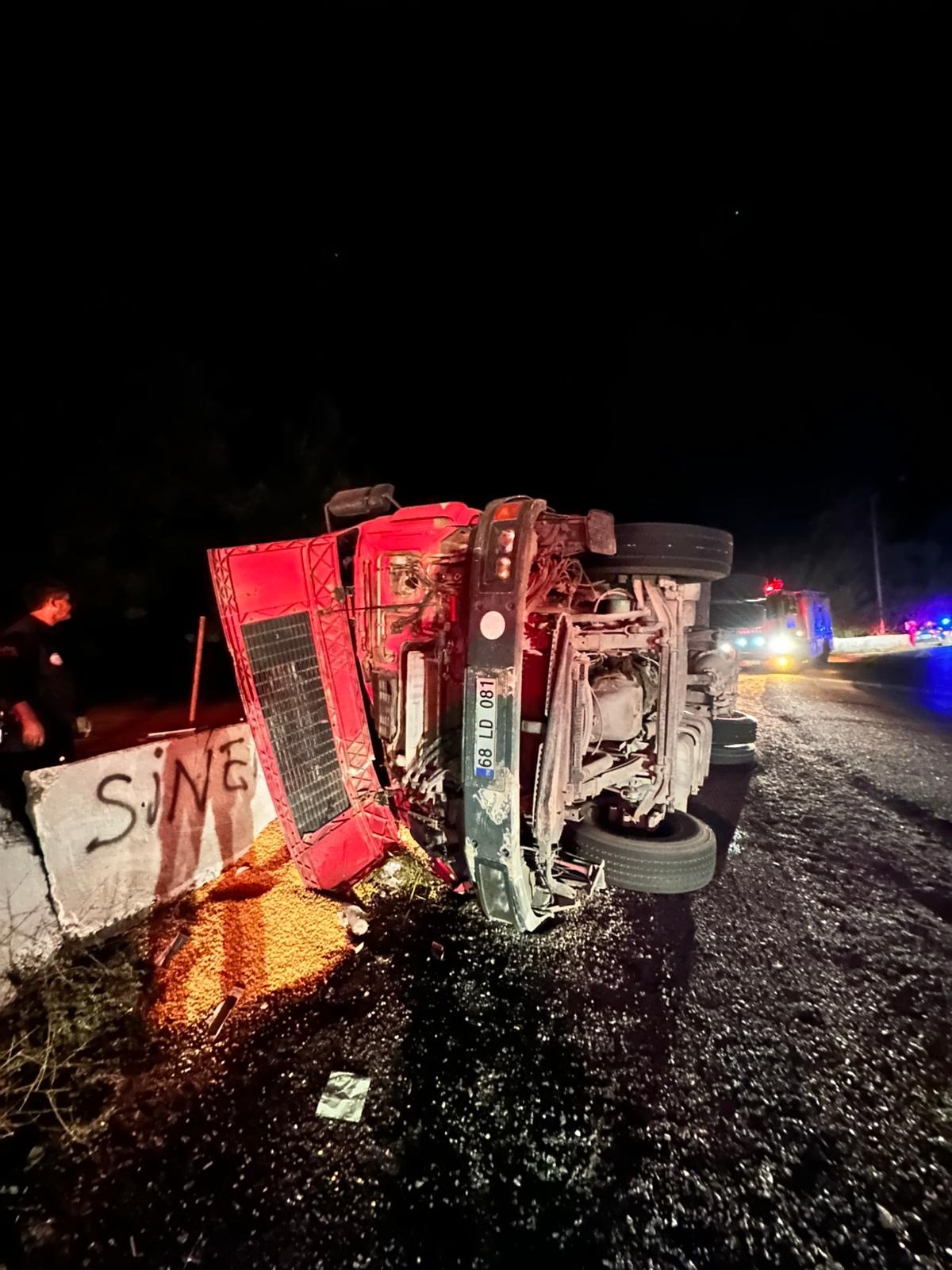  Trafik kazası 1 yaralı
