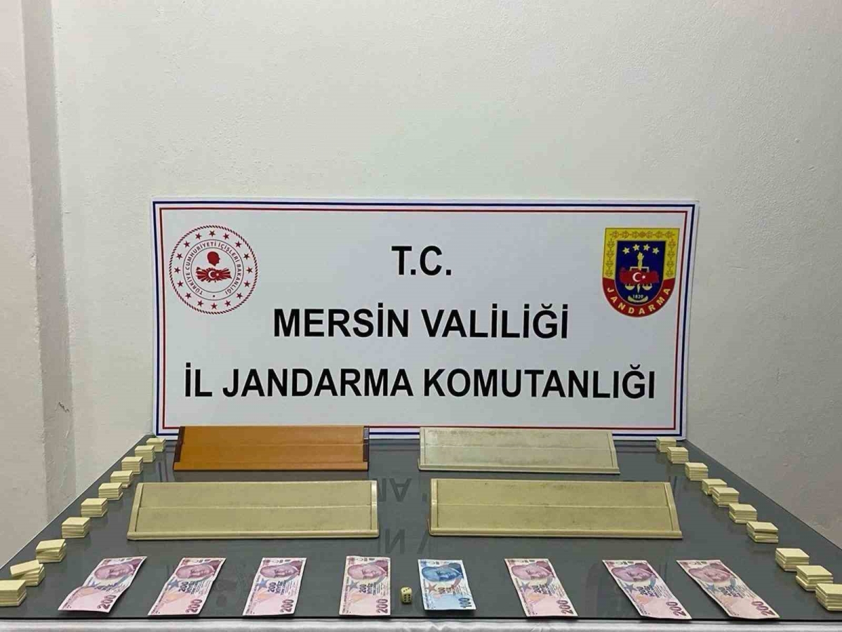 Mersin’de kumar oynayan şahıslara 25 bin TL ceza kesildi
