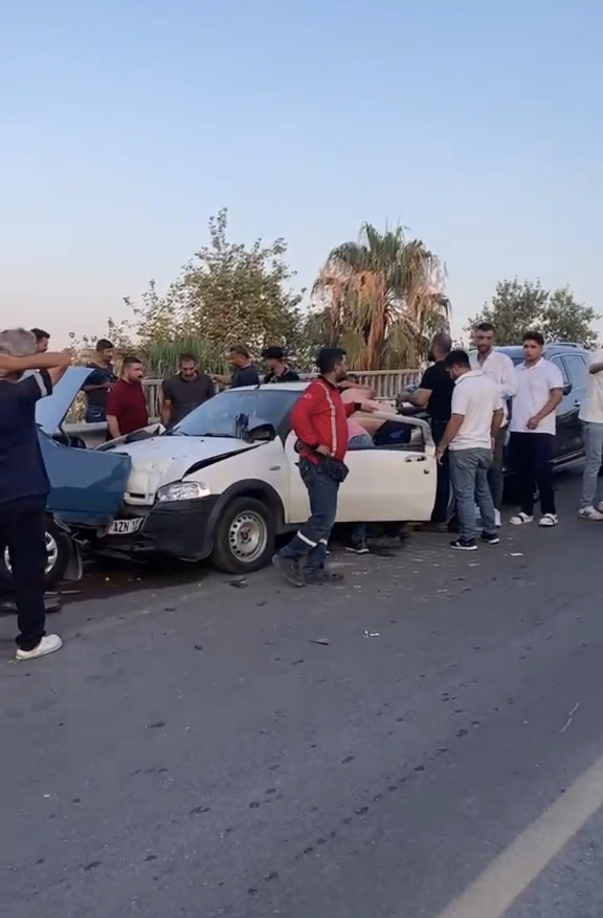 Tarsus’ta zincirleme kaza: 3 yaralı
