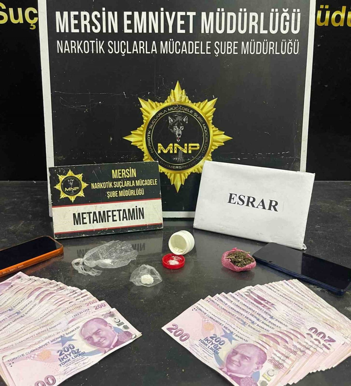 Mersin’de uyuşturucu operasyonu 

