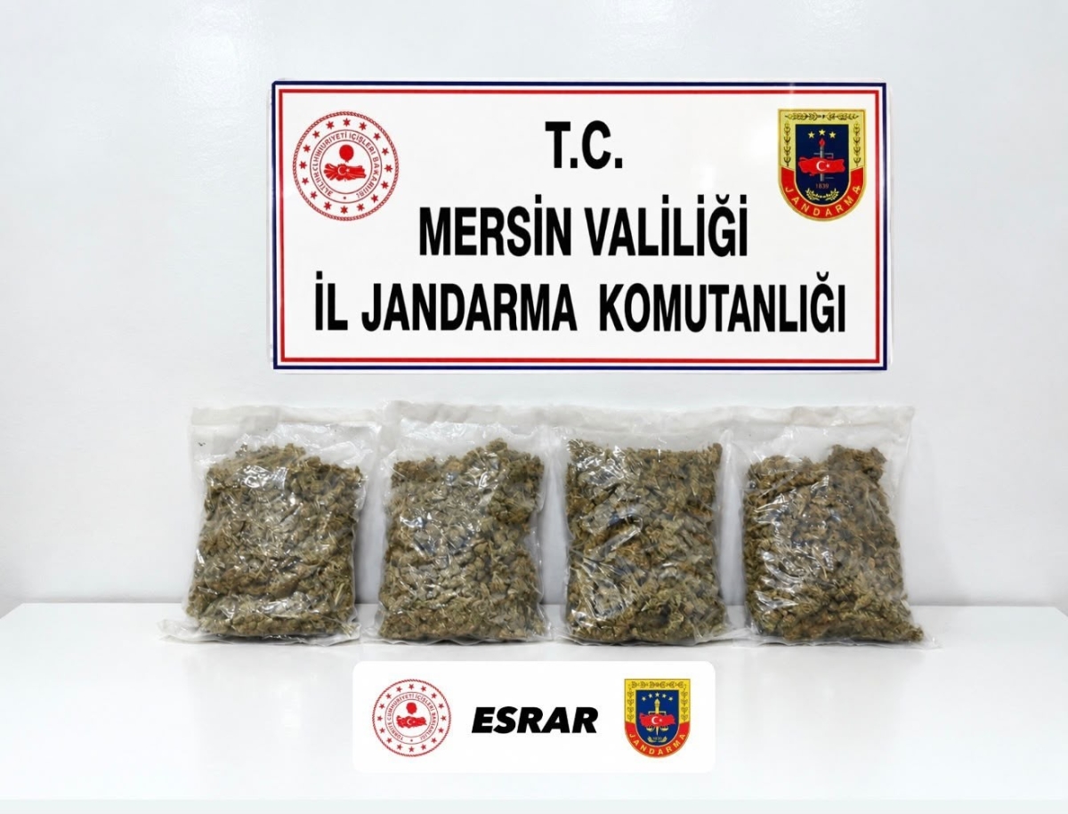 Mersin’de uyuşturucu operasyonu: 2 gözaltı