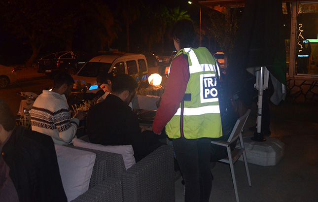 Anamur'da 150 Polis Tek Tek Mekanlara Girdi
