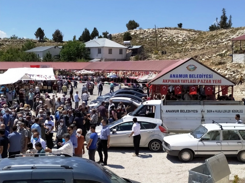   Anamur'da Akpınar Yaylası Kapalı Halk Pazarı hizmete açıldı   