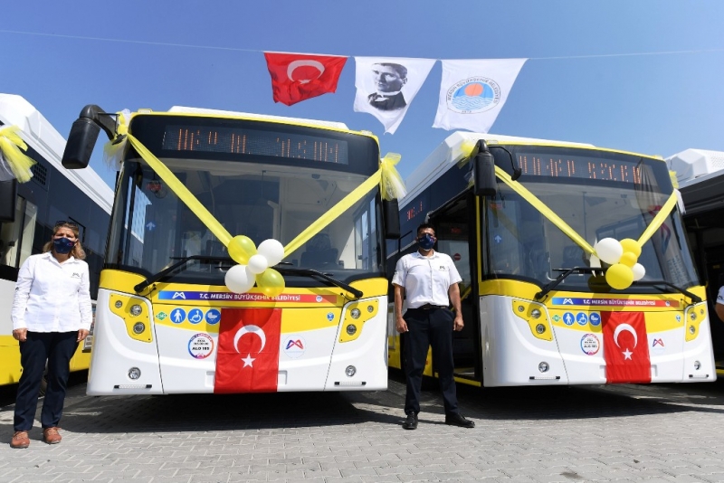  Mersin Büyükşehir Belediyesi ulaşım filosunu güçlendiriyor   
