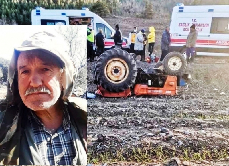 Mersin’de traktör kazası Baba öldü, oğlu yaralandı  