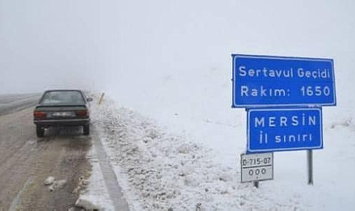 Sertavul geçidi ulaşıma açıldı
