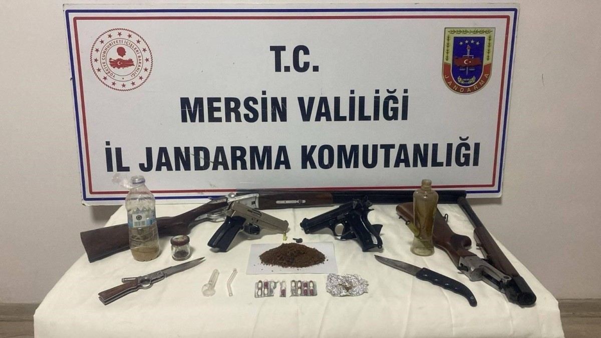 Erdemli ve Anamurda uyuşturucu operasyonu 3 tutuklama
