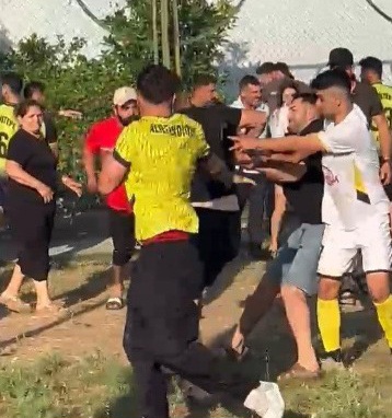 Köyler arası futbol turnuvasında maç sonu kavgası
