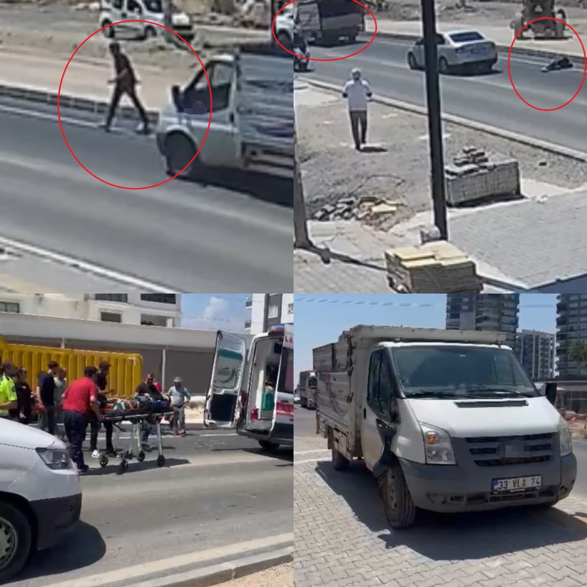 16 yaşındaki sürücünün kullandığı kamyonet yayaya çaptı