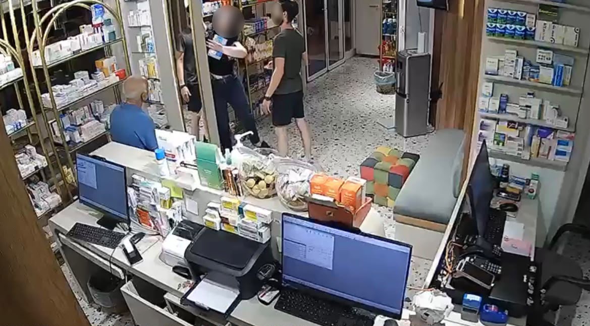 Eczacıyı darp etti ilaçları gaspetti polisten kaçamadı