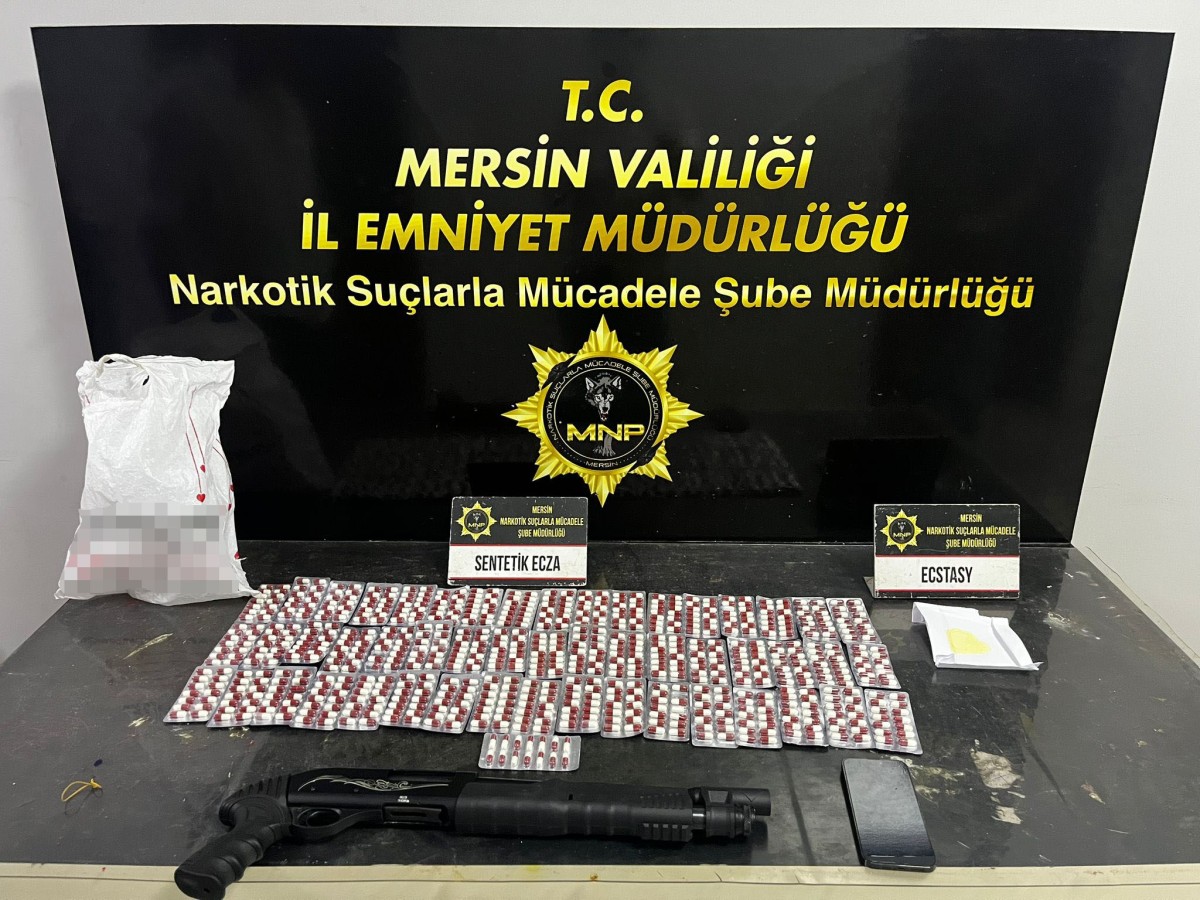 Mersin’de uyuşturucu operasyonu: 2 tutuklama